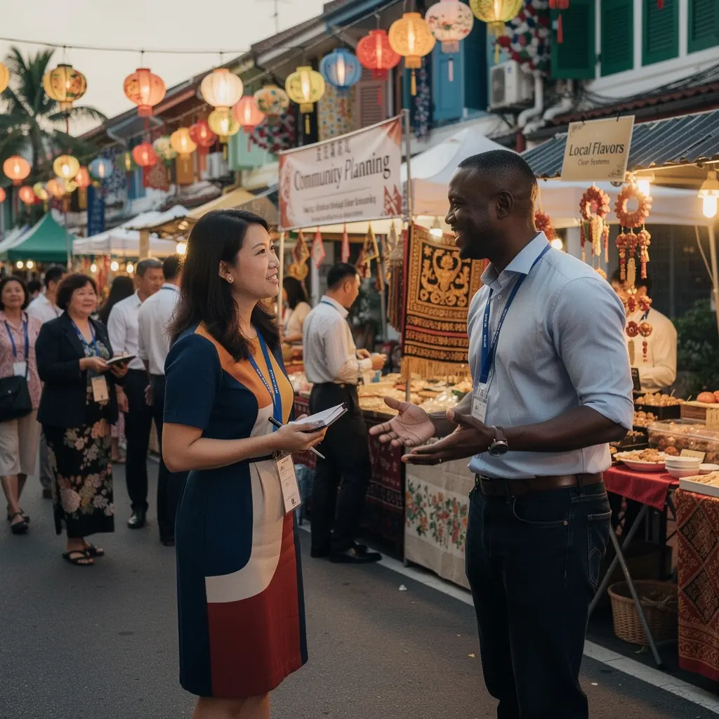 Professional team collaboration